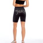 Juicy Couture  Big Bling Velour Biker Shorts Liquorice Black Photo 10