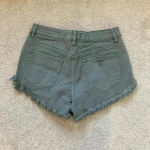 PacSun  dark green distressed high rise festival shorts in size 26 Photo 4
