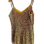 Umgee Spaghetti Strapless Blouse Size Small Yellow Photo 1