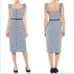 Gal Meets Glam Blue Gingham Sheath Dress Sz 20 Photo 1