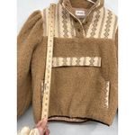 Driftwood  Sherpa Fleece Pullover Aztec Print Women's XS Photo 5