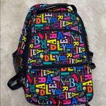 Vera Bradley Multicolor Alphabet Print Backpack Photo 0