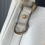 Gucci Abbey D Ring White Leather Shoulder Bag Tote Vintage Authentic Dust Bag Photo 5