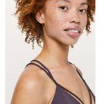 Lululemon Pushing Limits Bra Cyber Purple Size 6 Strappy Longline Photo 8