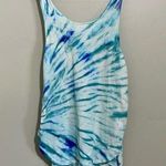 L Space Women’s Tie Dye Tank Cover Up Tidal Wave Blue Size Small NWT Photo 0