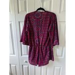 Elan  Medium Swim Coverup Romper with Kimono Sleeves Photo 3