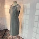 J.Crew NWT light gray lightweight sleeveless business professional sheath dress Photo 4
