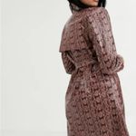 BLANK NYC NWT Snakeskin Faux Leather Trench Coat Size XS Jacket NEW! Photo 2