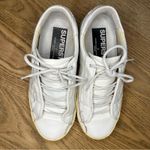 Golden Goose  Superstar Smock White Distressed Leather Lace Up Sneakers Size 36/6 Photo 5