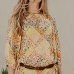 Matilda Jane NWT Good Hart by Rockport Floral Patchwork Blouse M Photo 0