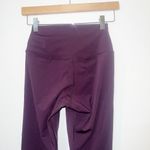 P’Tula maroon women’s new full length high rise crossover leggings Purple Size M Photo 8