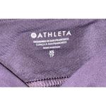 Athleta NEW  Cinch Longline Sports Bra Purple Ruched V-Neck Cutout Bra Size XS Photo 4