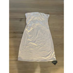 Zaful NEW Strapless Satin Open Back Wedding Guest Cocktail Mini Dress M Photo 3