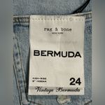 Rag and Bone  Light Blue Distressed Jean Shorts‎ Photo 3