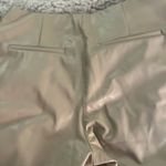 Abercrombie & Fitch Abercrombie Vegan Leather Wide Leg Pants Womens 14 short Photo 3