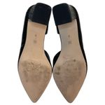 BCBGeneration  Sheilah Pump Pointed Toe Half D’orsay Block Heel Black Snake Sz 8 Photo 11