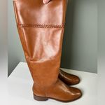 Jack Rogers Brown Leather Adaline Knee High Zip Up Equestrian Riding Boot 7.5 Photo 4