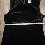 Vintage MOLLY MALLOY Dress 12 Velvet Velour Evening Sheath Maxi Black Whimsigoth Photo 8