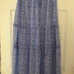 Sienna Sky Blue Floral Skirt Photo 0