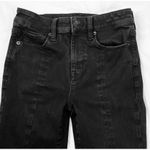 American Eagle Jeans Women's Black Sz 4 Flare High Waisted Stretch Denim EUC Photo 2