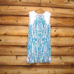 Lilly Pulitzer NWT Iona Resort White Long Story Engineered Print Shift Dress Photo 3