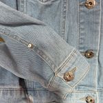 Candie's ’s Women Y2K Vintage Lite Wash Denim Jean Jacket w Pearl Embellishment Photo 4