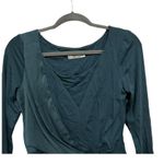 bailey 44 Jules Drape Front  size medium Teal Color 3/4 Sleeves Photo 2
