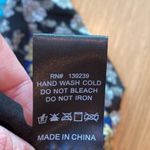 DO+BE  Top Bubble Hem Floral Y2K Off Shoulder Long Sleeve Bow Detail Boho Crop Photo 11