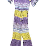 Raga Anthropologie  Off the Shoulder Tropical Jumpsuit S Photo 0