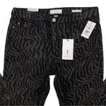 Skinny Girl  NWT Black Tiger Print Paul High Rise Skinny Jeans Size 32 Photo 3
