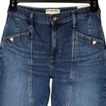 We The Free  People SZ 27 Beacon Slim Crop Jeans Mid-Rise Stretch Pockets Blue Photo 1