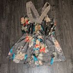 Anthropologie E by Eloise  Floral Sleeveless Romper Photo 0
