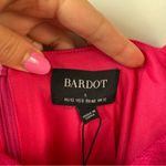 Bardot  Adoni Zigzag Midi Dress Magenta Pink 8 Photo 4