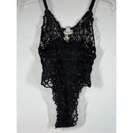 New Mix  Black Lace Lingerie Snap Crotch Size S/M Photo 5
