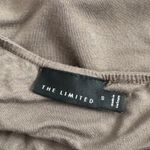 The Limited Vintage Y2K Sand Grey Brown Beaded Grunge Stretch Halter Tank Top Photo 11