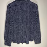 Adrianna Papell Adriana Papell Collared V Neck Knit Top Blouse Quiet Luxury Office Long Sleeve L Photo 6