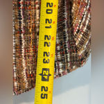 Chico's Chico’s Fringe Tweed Ida Jacket Size 2 / 12 Business Career Academia Preppy Photo 9