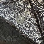 Lululemon Hotty Hot Short (Long) Mini Antique Paisley White Black Size 4 Photo 14