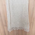 LC Lauren Conrad Lauren Conrad Womens Crochet Dress Size L Ivory Coastal Boho Romantic Cottage Photo 2