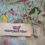 Vineyard Vines  NAUTICAL OCEAN SEA THEMED GRAPHIC PRINTED LINEN BLEND SHORTS L Photo 11