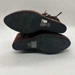 Nature Breeze  Boots Womens 8.5 Brown Suede Fringe Side Zip Ankle‎ Boots NEW Photo 6