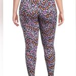 Terra & Sky Floral High Rise Leggings Size 0X 14W Womens Cotton Spandex NWOT Photo 1