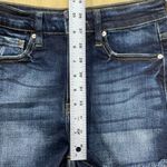 KanCan Jean Shorts Womens S 'Gemini High Rise' Cut‎ Off Stretch Denim Dark Wash Blue Photo 9