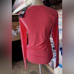 Beverly Hills Polo Club  pink top shinny logo stretchy soft active Photo 3