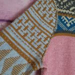 Sundance  FIELDS OF FAIR PATCHWORK MULTI STYLE PRINTED SWEATER SMALL WOOL ALPACA Photo 4