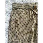 Anthropologie Polka Dot Olive Green Jogger Pants Photo 4