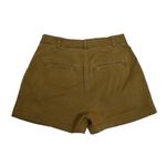by Anthropologie Womens 2 Pleated Side Zip Short Green Photo 2