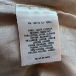 Anthropologie Leifnotes tan metallic sequin embroidered mini skirt size 8 Photo 6