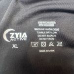 Zyia Active Cobra Metallic Light N Tight Sports Bra Crop Top Black White XL Photo 5