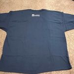 Gildan Blue, White, and Green  Ultra Cotton T-shirt. Photo 1